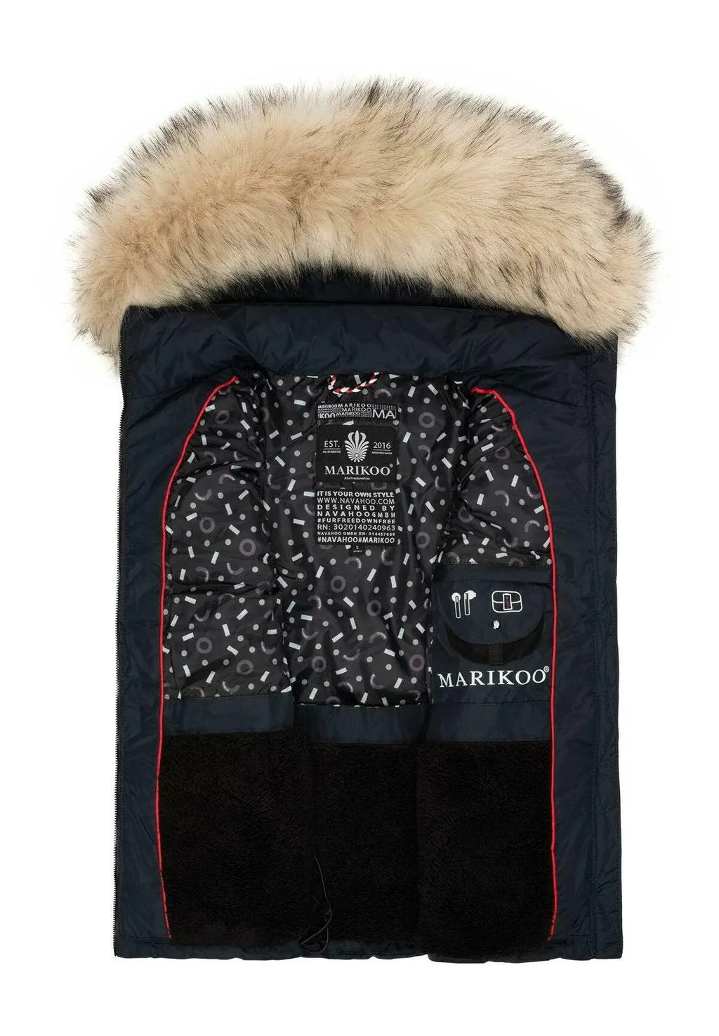 Marikoo vest, dark blue