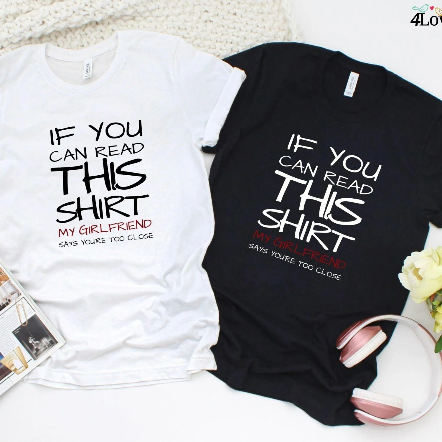 Matching Set 'If You Can Read This' - Boyfriend & Girlfriend Gifts