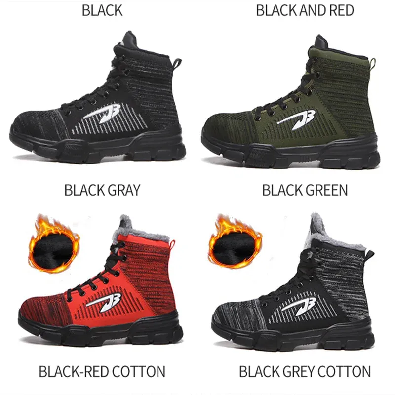 Men Winter Safety Work Boots Shoes