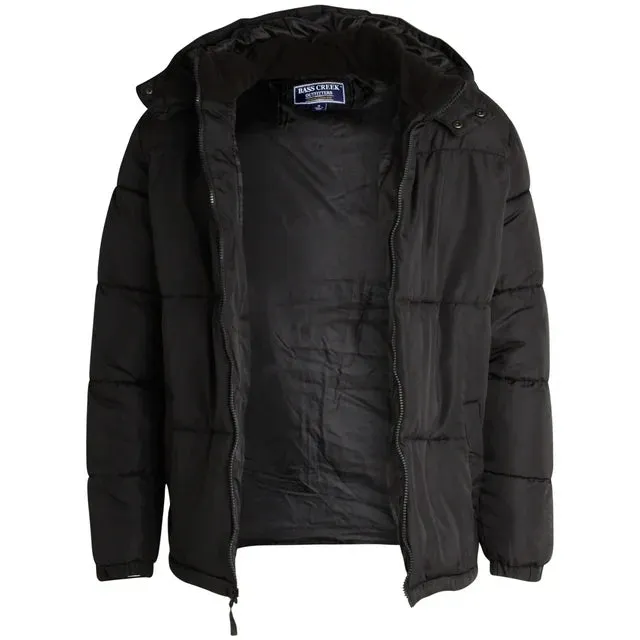 Men's Winter Jacket Black - Bass Creek