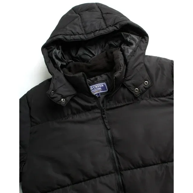 Men's Winter Jacket Black - Bass Creek