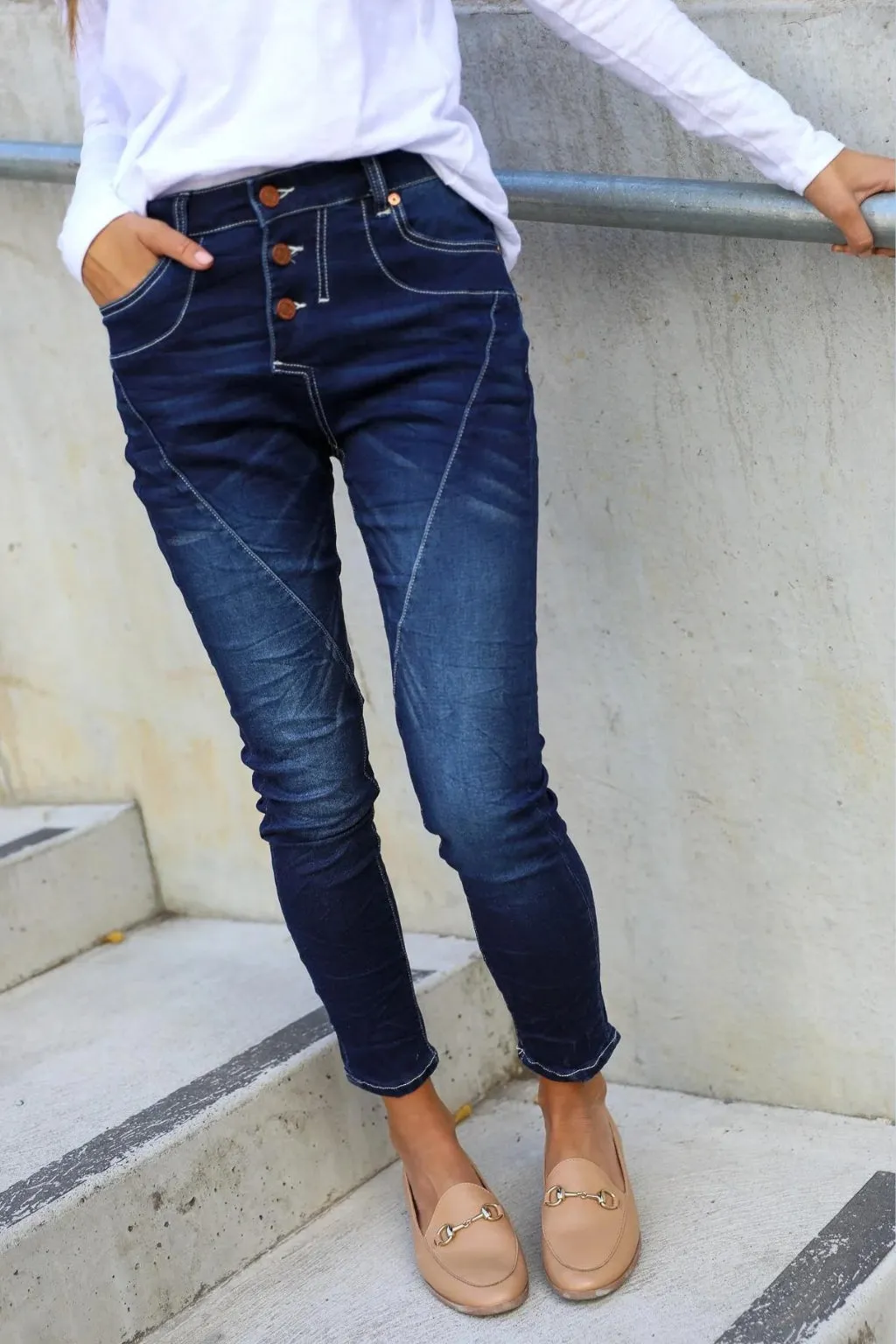 Monaco Jason Jeans Dark Blue Wash