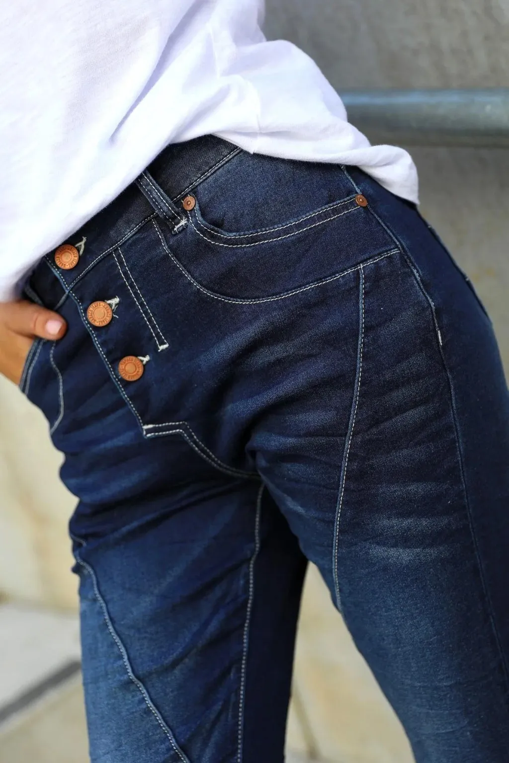 Monaco Jason Jeans Dark Blue Wash