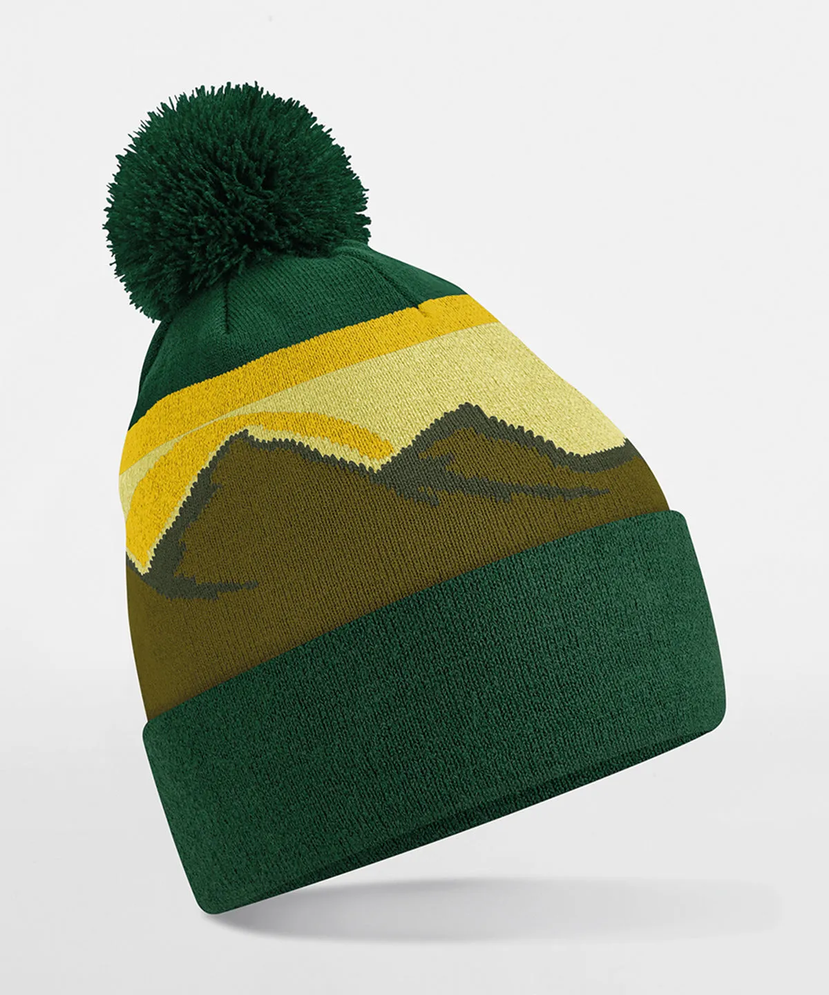 Mountain peaks pom pom beanie | Rocky Peaks