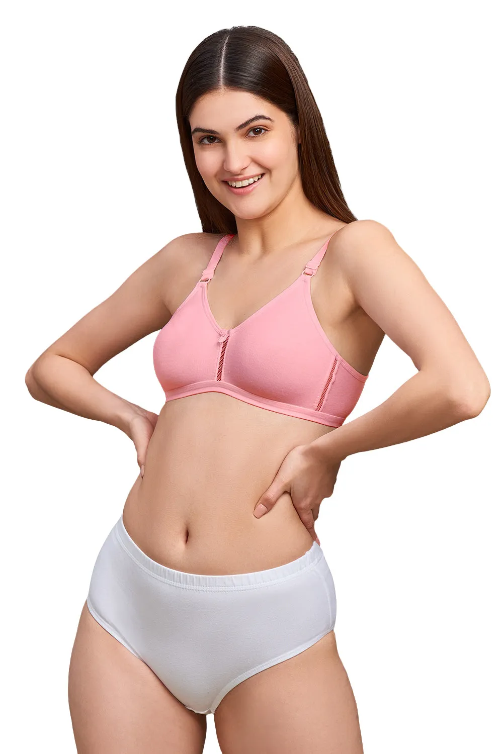 Naidu Hall Knitwear Bra Combo Pack – Stylish and Comfortable Everyday Support for Women (Beauti - C39)