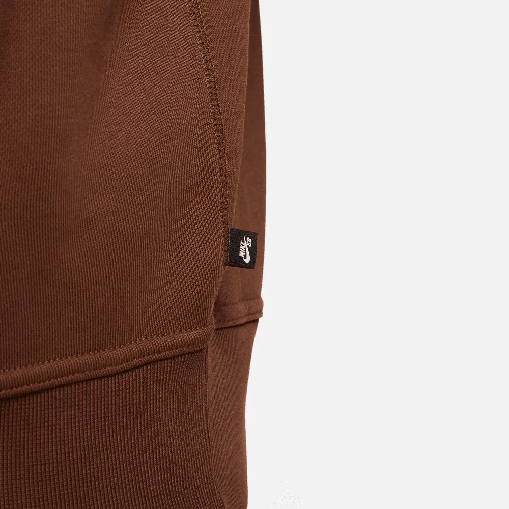 Nike SB Fleece Skate Pullover Hoodie Brown