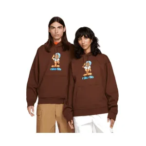 Nike SB Fleece Skate Pullover Hoodie Brown