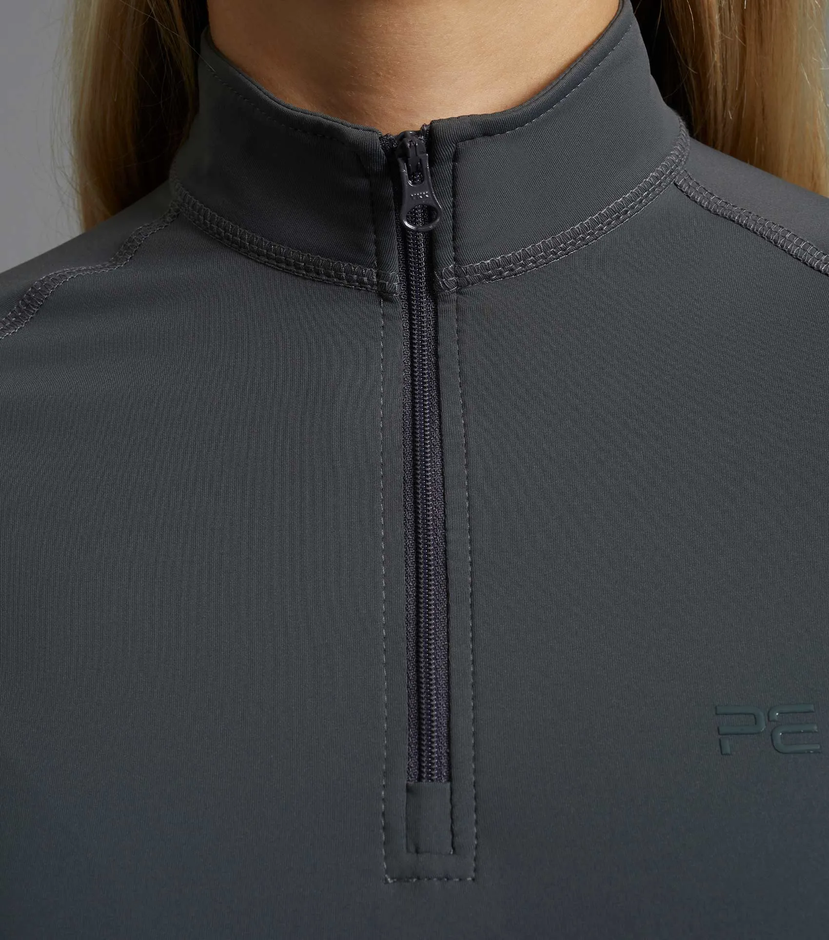 Ombretta Ladies Technical Riding Top Anthracite Grey