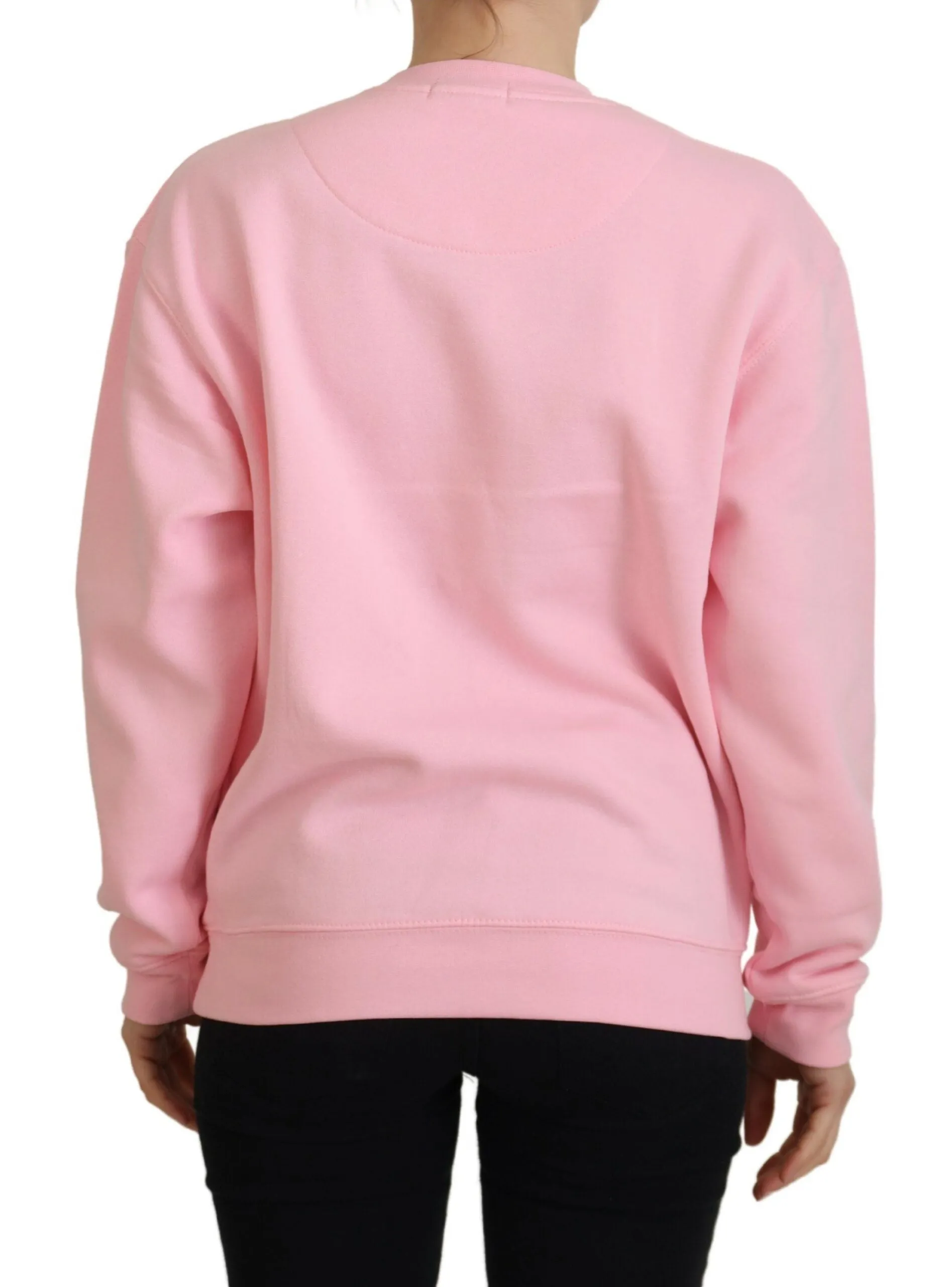 Philippe Model Elegant Pink Long Sleeve Pullover Sweater