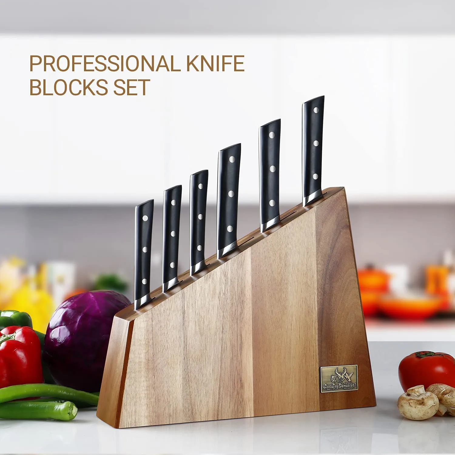 Premium Knife Block Set (7 Pcs Knife Block Set)