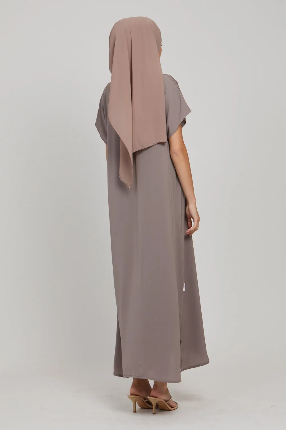 Premium Nidha Inner Slip Dress - Taupe