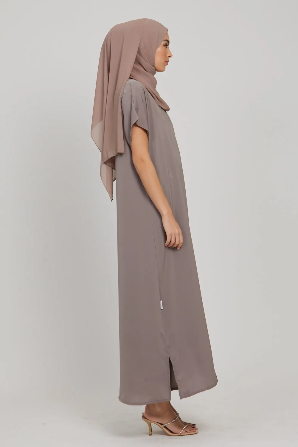 Premium Nidha Inner Slip Dress - Taupe