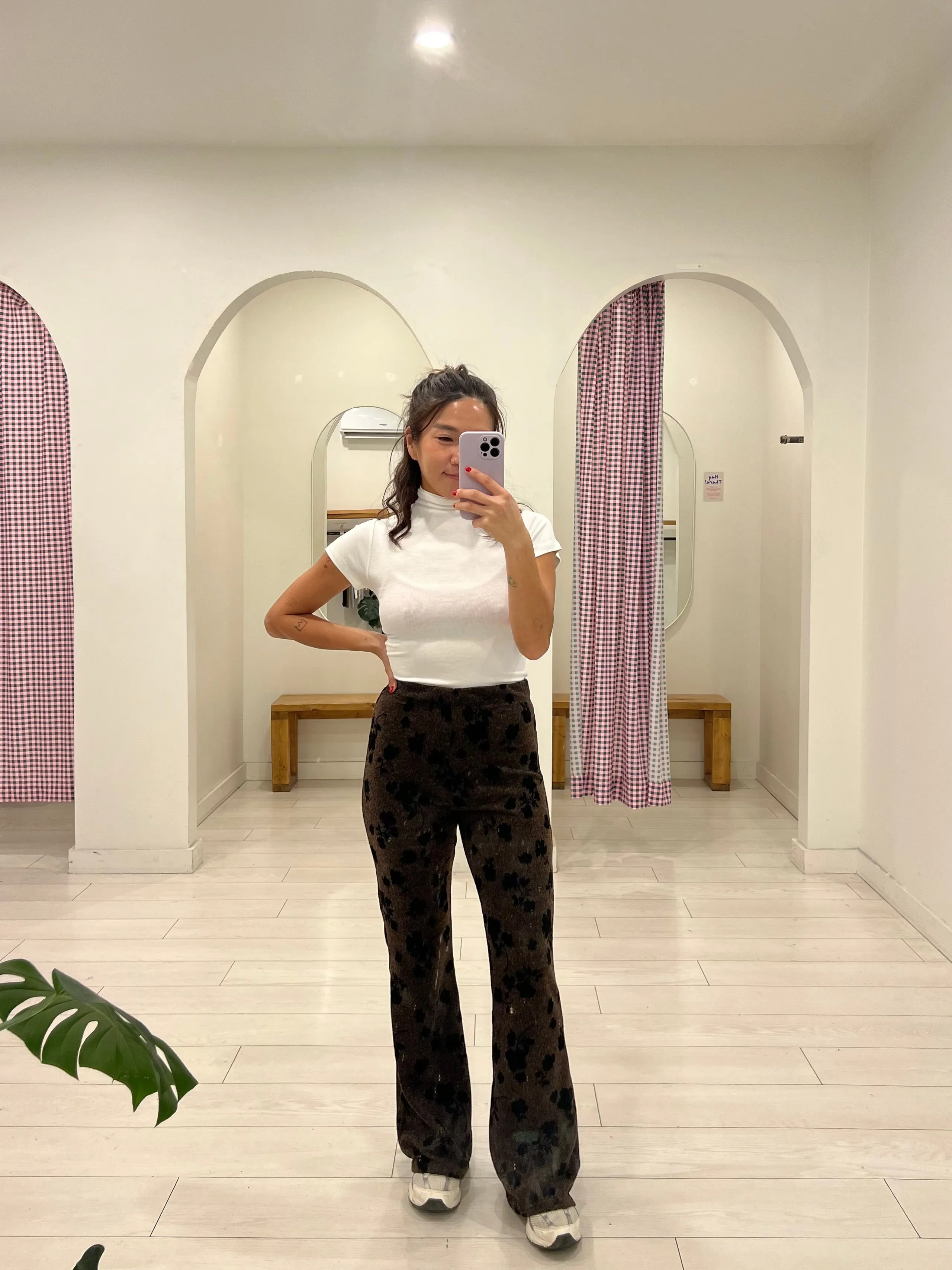 ROSA Flared knit pants