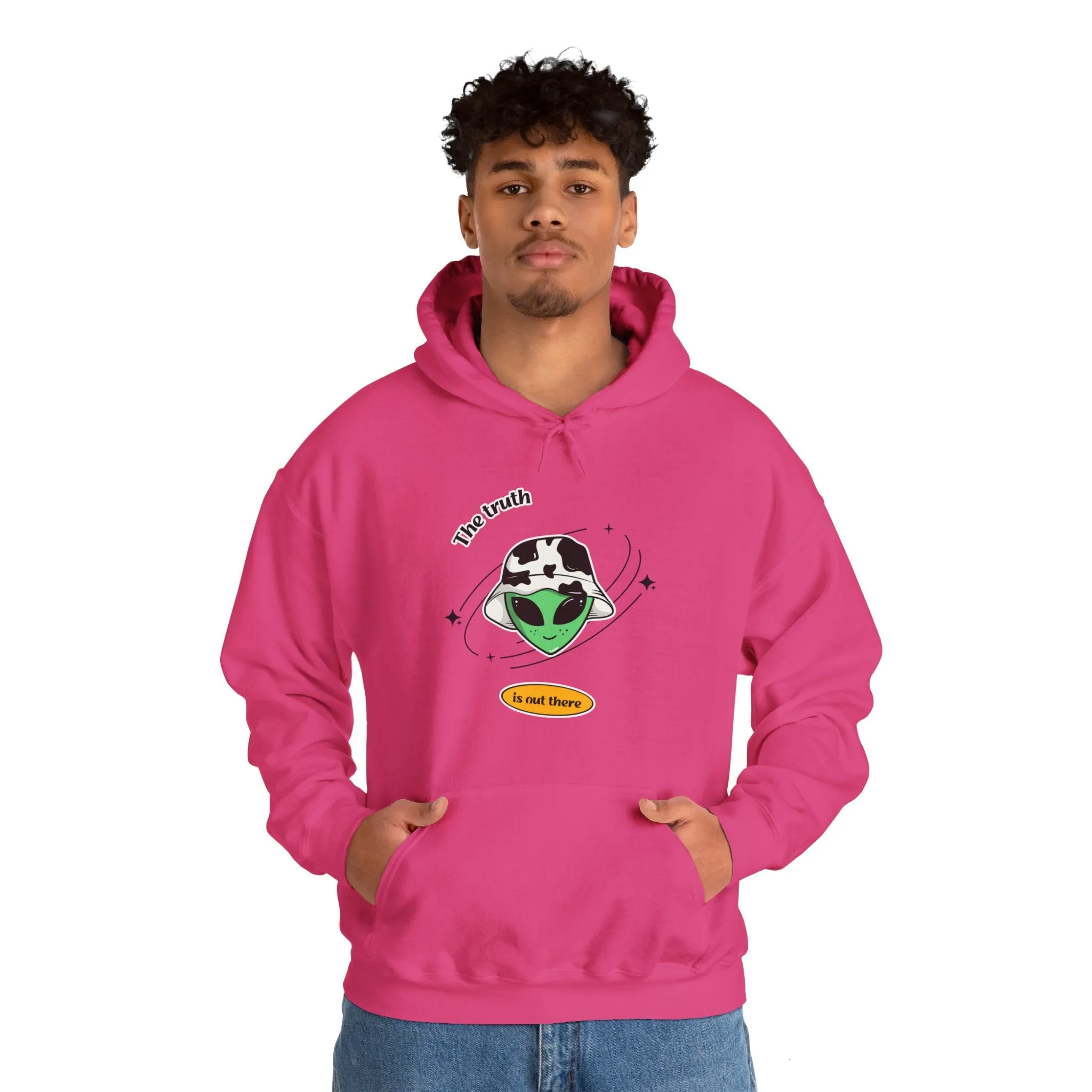 The Truth Is Out There Funny Cow Alien Hoodie