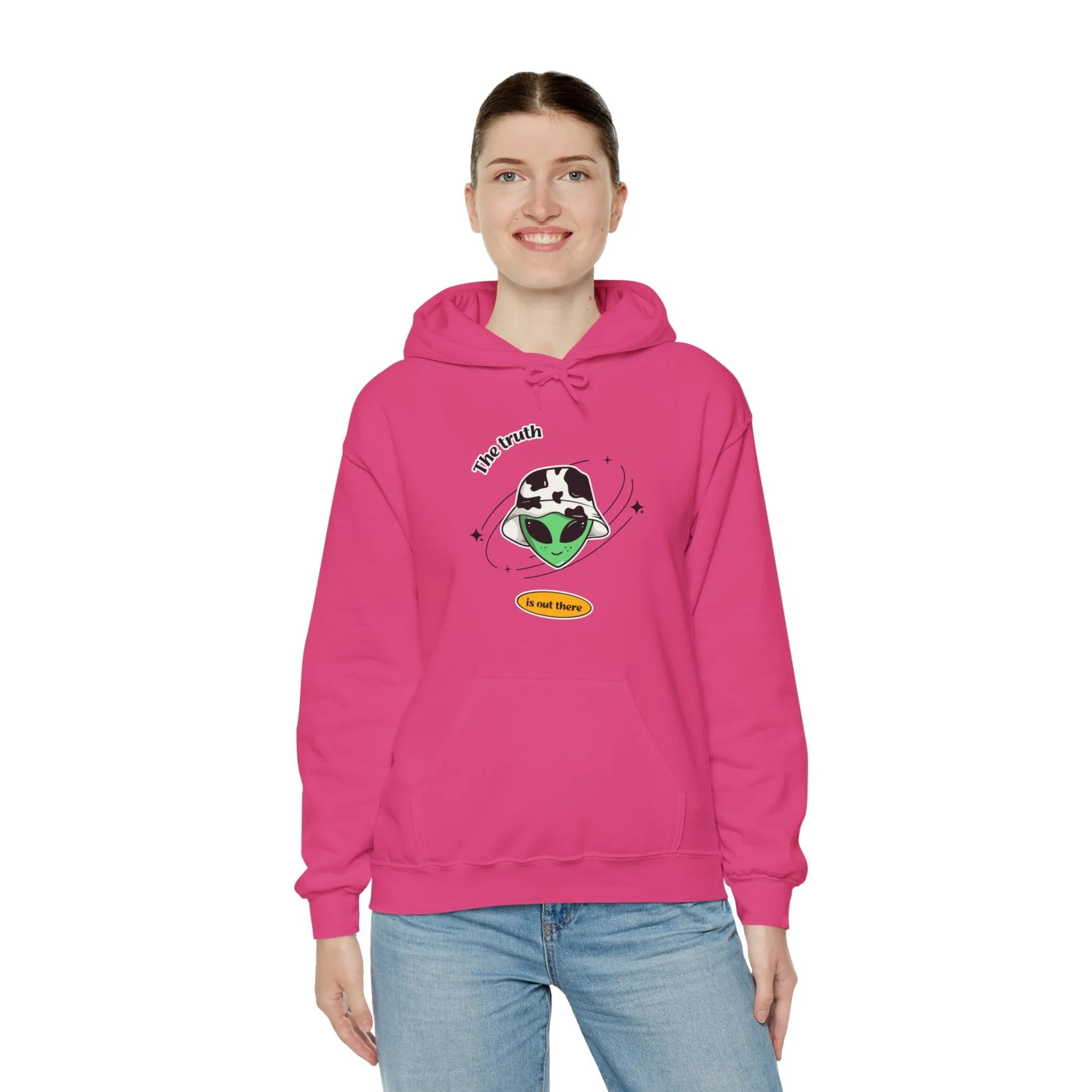 The Truth Is Out There Funny Cow Alien Hoodie