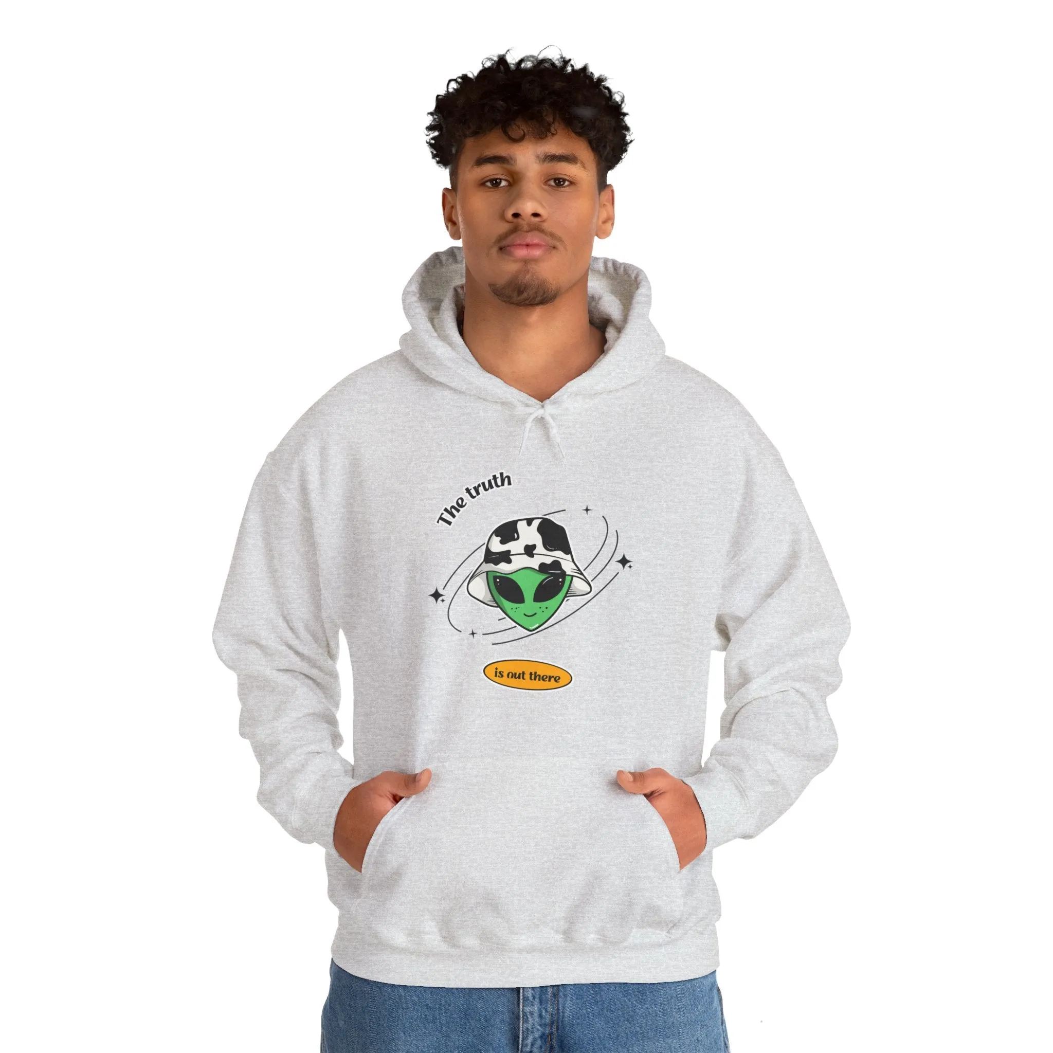 The Truth Is Out There Funny Cow Alien Hoodie