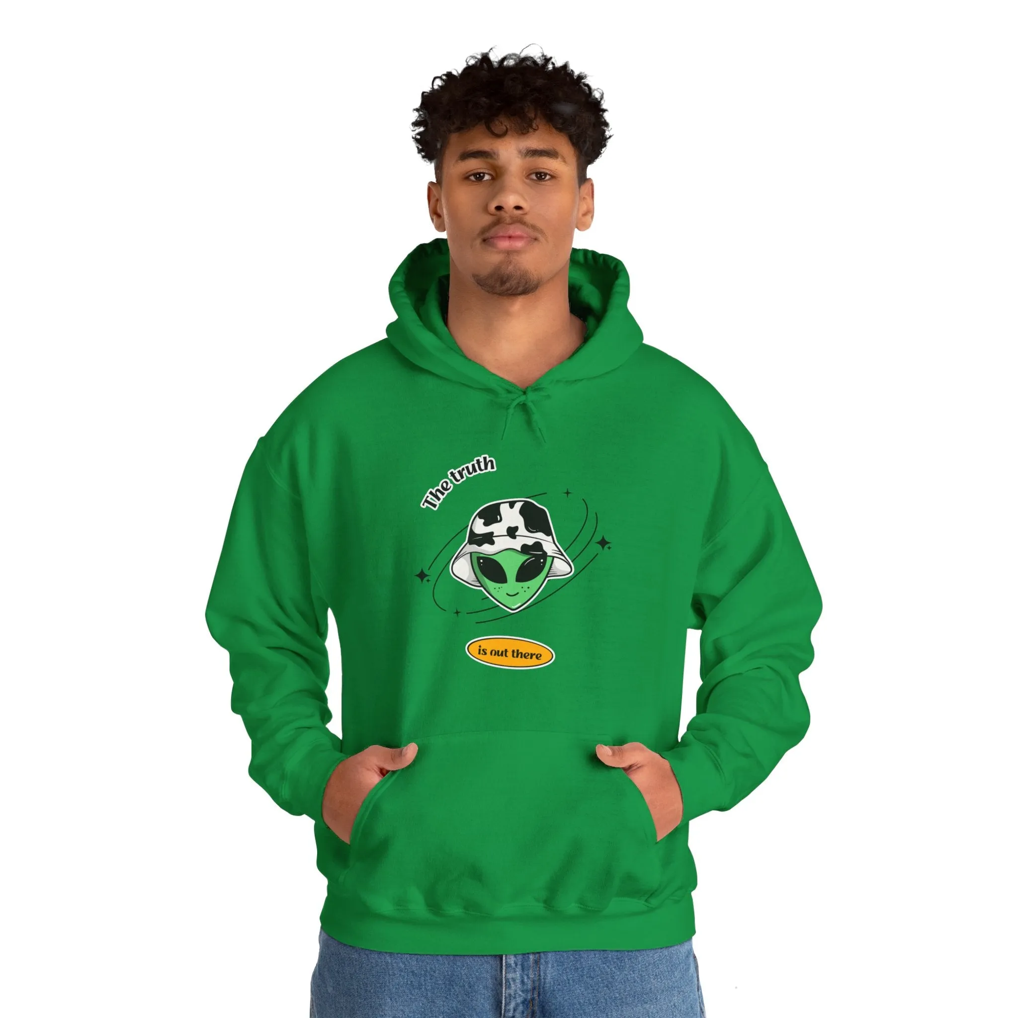 The Truth Is Out There Funny Cow Alien Hoodie