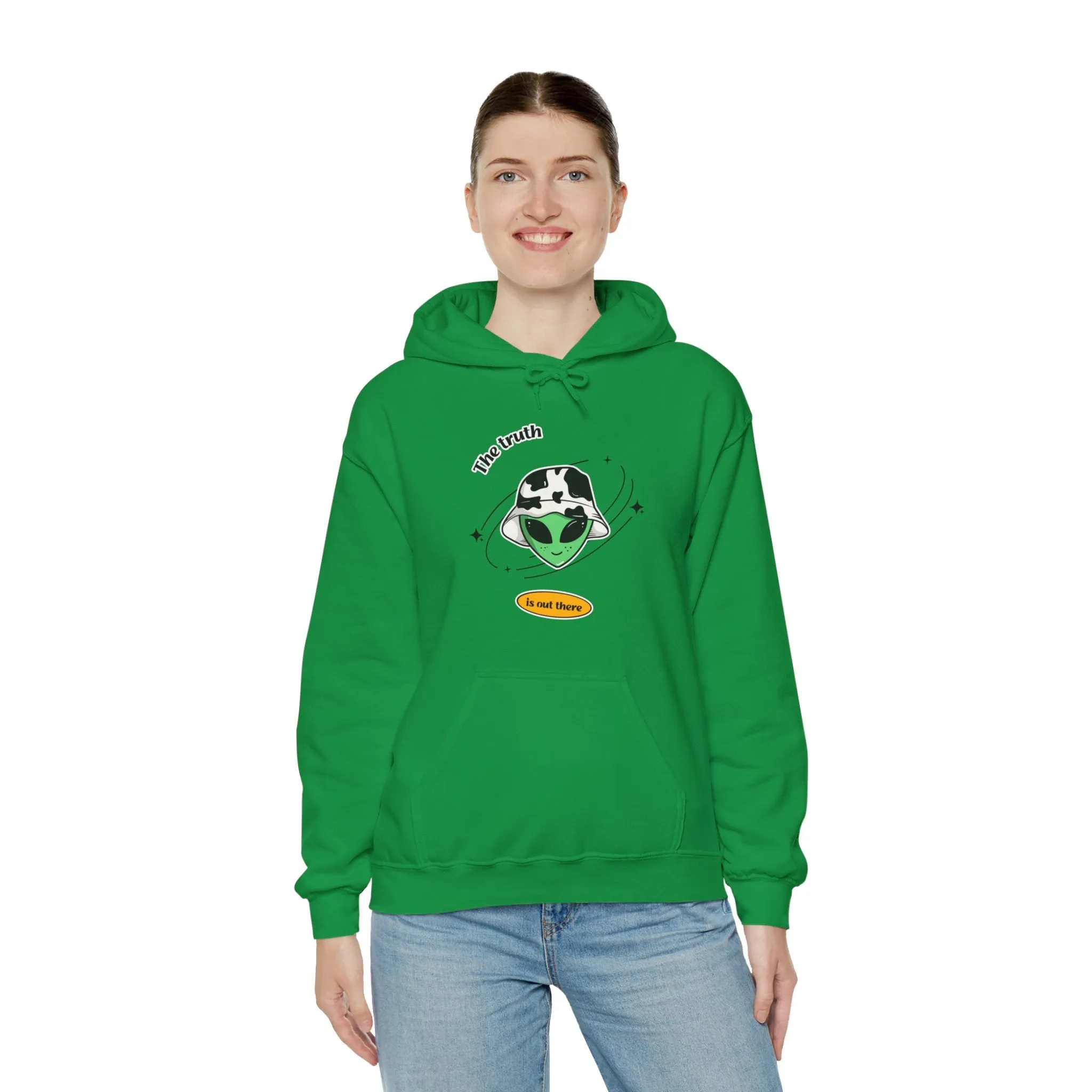 The Truth Is Out There Funny Cow Alien Hoodie