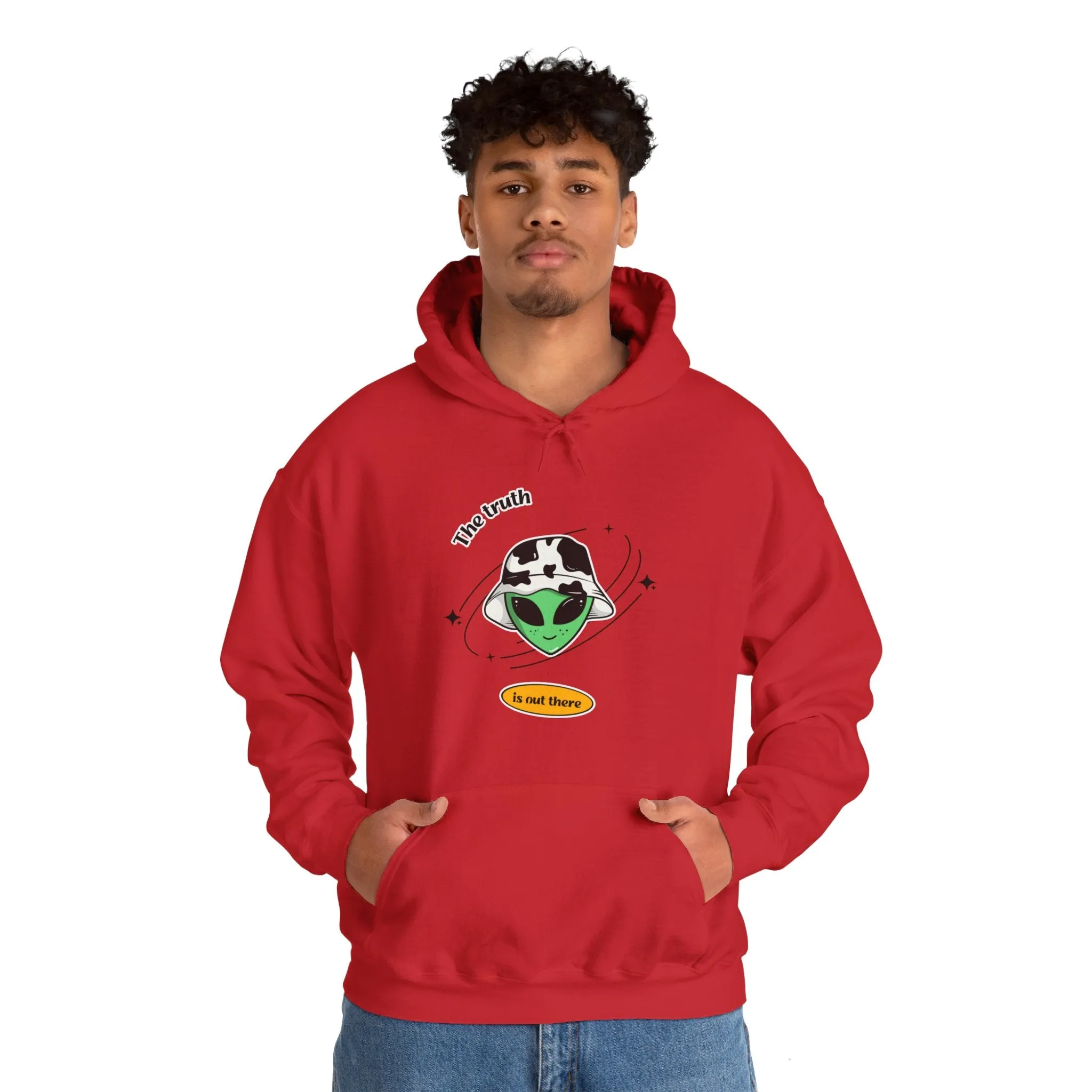 The Truth Is Out There Funny Cow Alien Hoodie