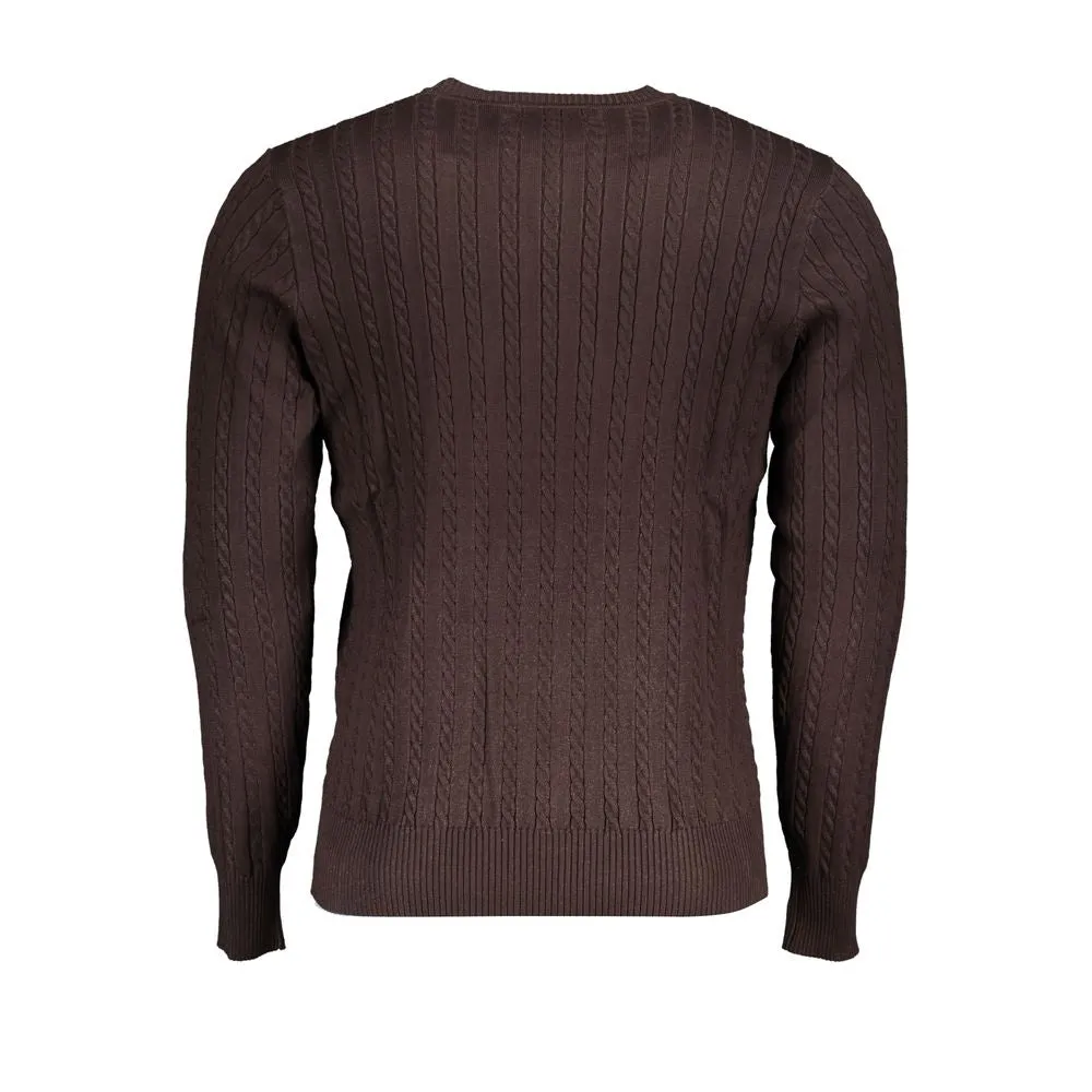 U.S. Grand Polo Elegant Long-Sleeved Crew Neck Sweater