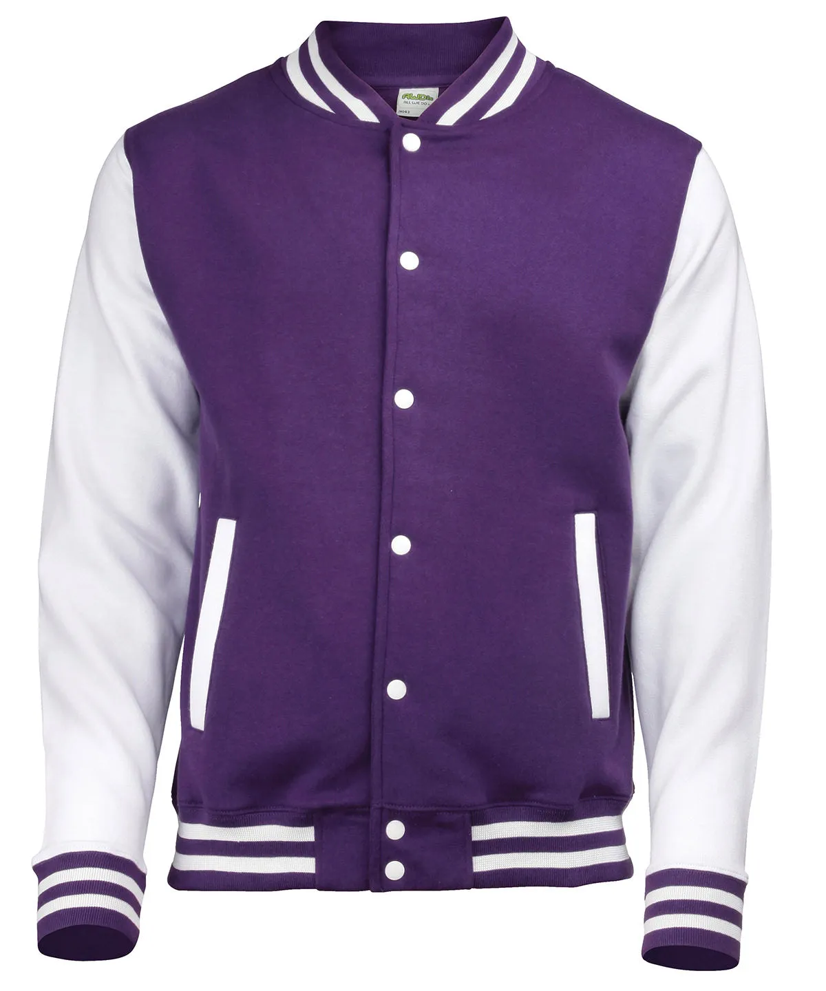 Varsity jacket | Purple/White