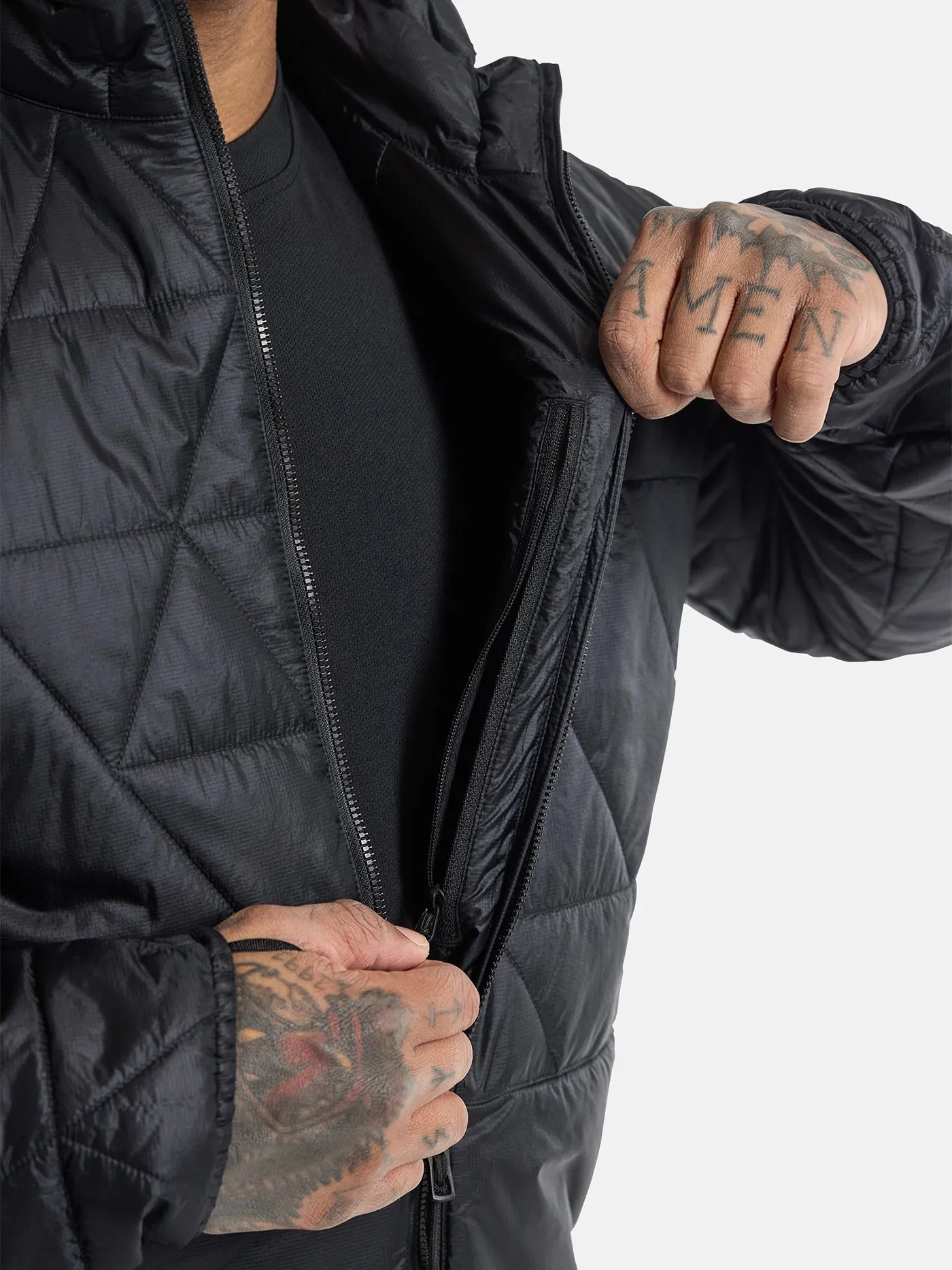 Versatile Heat Insulated Synthetic Down Jacket