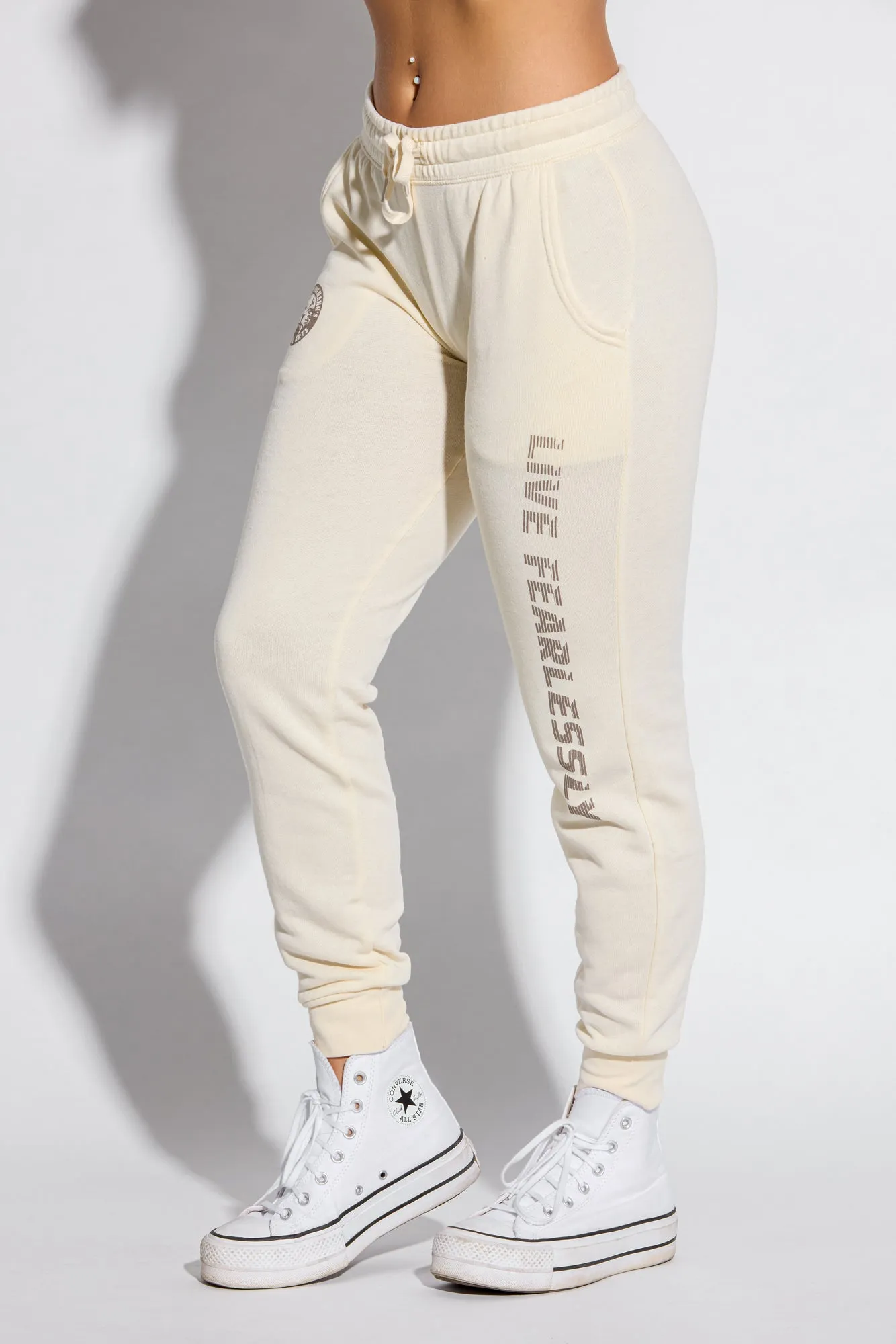 Womens Essential Jogger - Bone