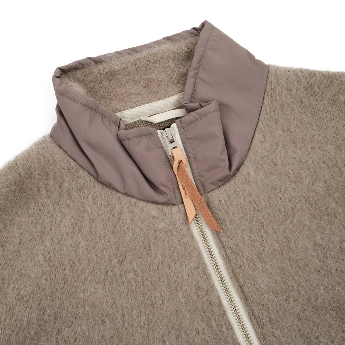 ZIP-UP MOHAIR VEST